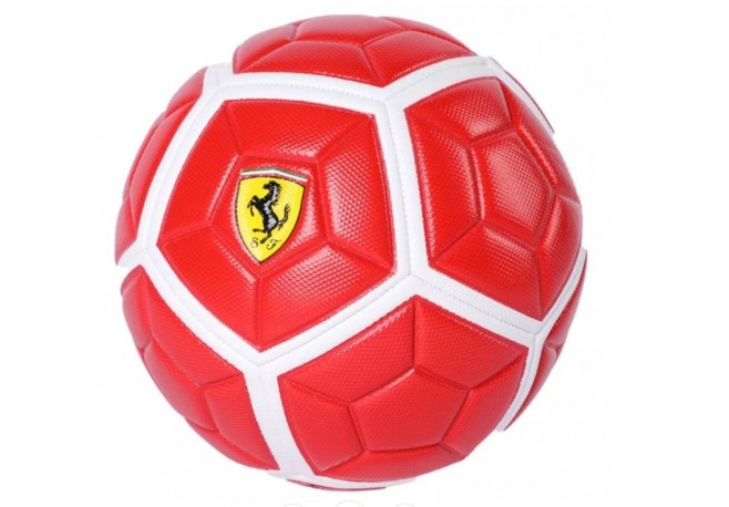 Mingie de fotbal Ferrari marimea 5 rosu / alb