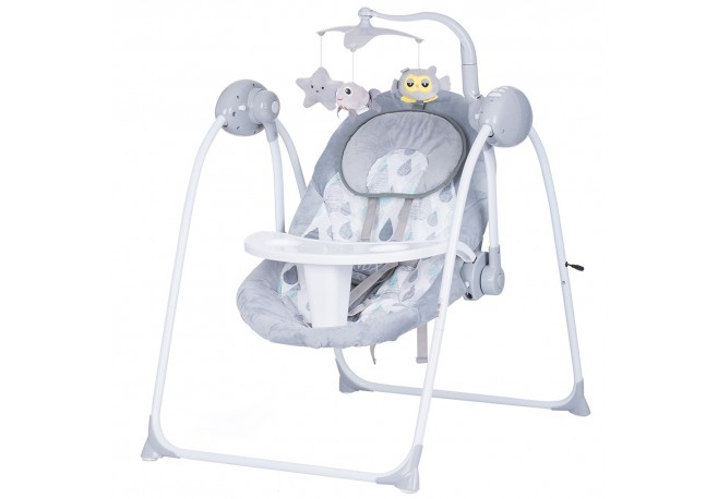 Leagan electric si balansoar Chipolino Nux platinum