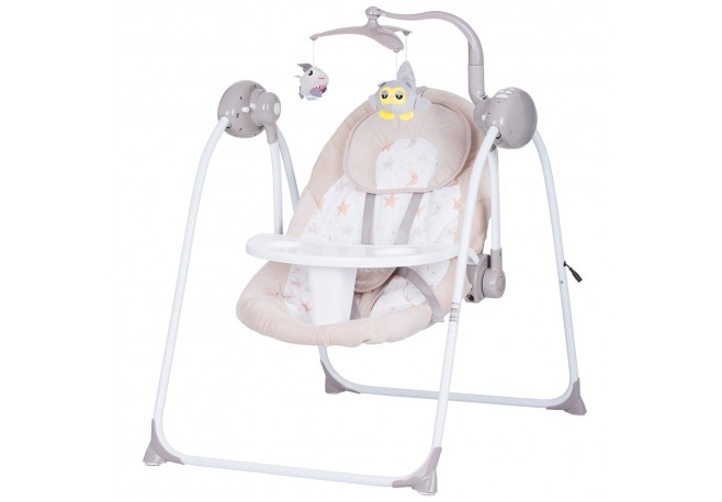 Leagan electric si balansoar Chipolino Nux humus