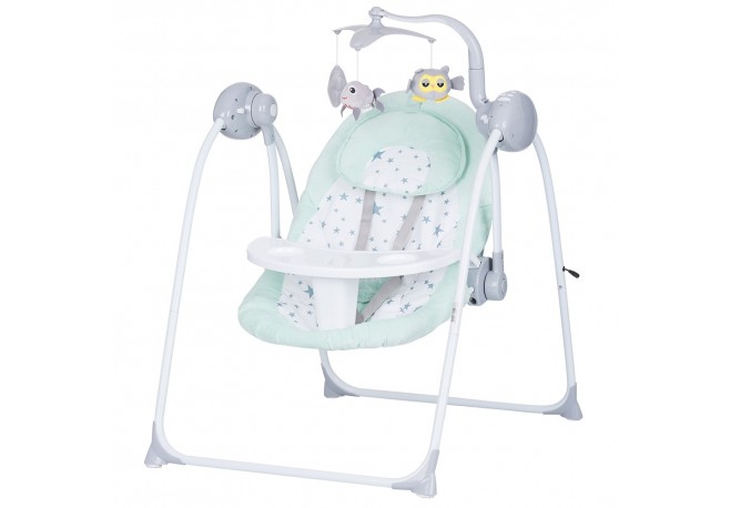 Leagan electric si balansoar Chipolino Nux avocado