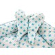 Baby Nest 2 Piese MyKids Stars Grey Turquoise
