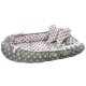 Baby Nest 2 Piese MyKids Stars Grey Pink