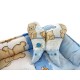 Baby Nest 2 Piese MyKids Teddy Friends Blue