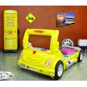 Pat tineret Plastiko Truck Yellow 180x90