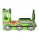 Patut tineret MDF Plastiko Locomotiva Green 190x90