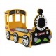 Patut tineret MDF Plastiko Locomotiva Yellow 190x90