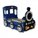 Patut tineret MDF Plastiko Locomotiva Blue 190x90