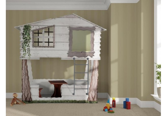 Patut tineret MDF Plastiko Tree House 207x97