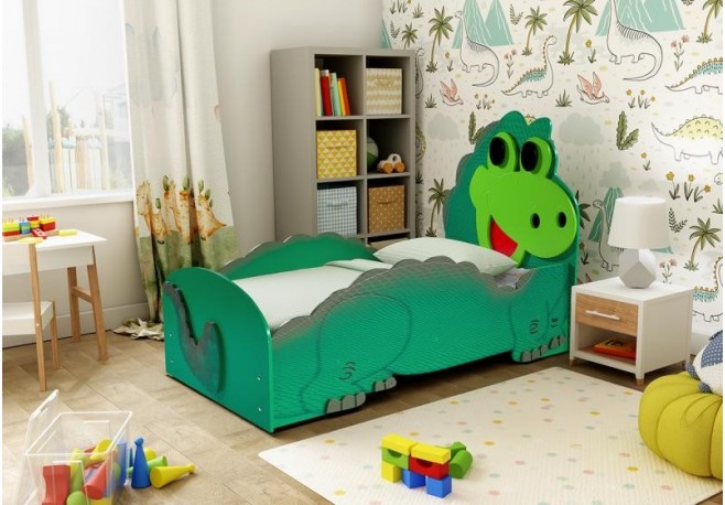 Patut tineret MDF Plastiko Dino Small 160x80