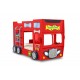 Patut tineret MDF Plastiko Happy Bus Rosu 190x90