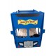 Patut tineret MDF Plastiko Happy Bus Albastru 190x90