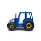 Patut tineret Plastiko Tractor Albastru 180x90