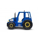 Patut tineret Plastiko Tractor Albastru 180x90