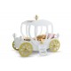 Patut tineret MDF Plastiko Princess Carriage Alb 180x90
