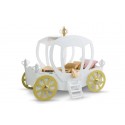 Patut tineret MDF Plastiko Princess Carriage Alb 180x90
