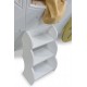 Patut tineret MDF Plastiko Princess Carriage Alb 180x90