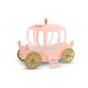 Patut tineret MDF Plastiko Princess Carriage Roz 180x90