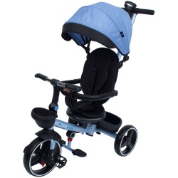 Tricicleta pliabila pentru copii Impera albastru scaun rotativ copertina de soare maner pentru parinti Kidscare