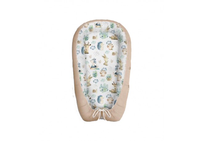 Baby Nest Klups Forest World C001 cu plapuma si perna