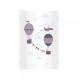 Saltea de infasat bebe cu intaritura 70x475 BALLOONS PINK 094