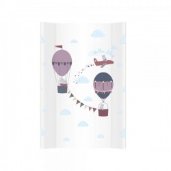 Saltea de infasat bebe cu intaritura 70x475 BALLOONS PINK 094
