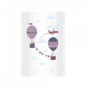 Saltea de infasat bebe cu intaritura 70x475 BALLOONS PINK 094