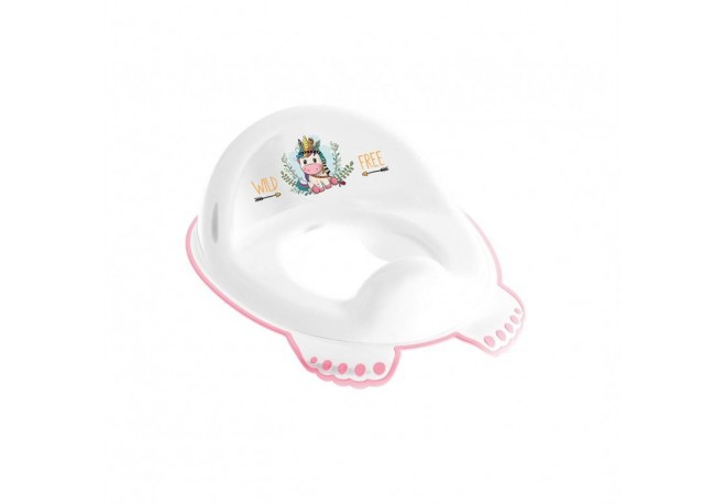 Reductor wc copii antialunecare Tega W&F Unicorn White Pink