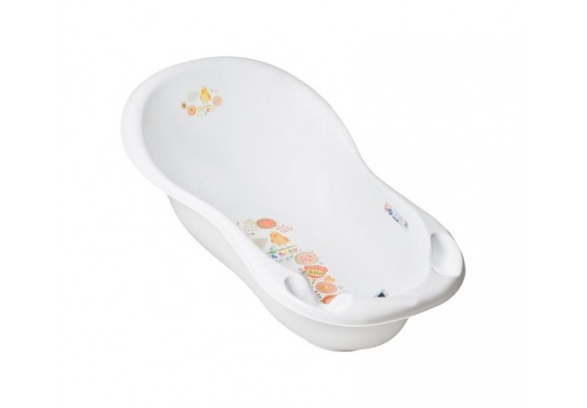 Cadita bebe Tega cu senzor temperatura Folk White 102 cm