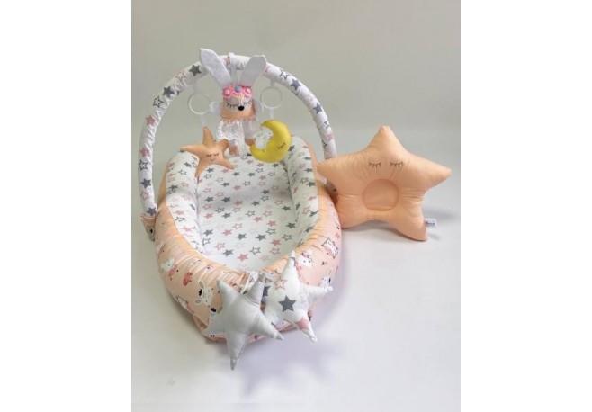 Babynest Standard MyKids 0133 Dancing Bunny Peach