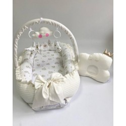 Babynest Irish Plush MyKids 0187 Butterfly White