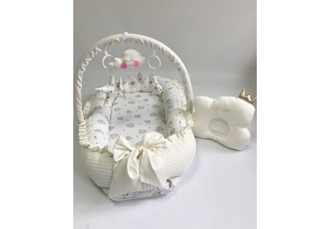 Babynest Irish Plush MyKids 0187 Butterfly White