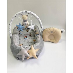 Babynest Plush MyKids 0194 Teddy Gray
