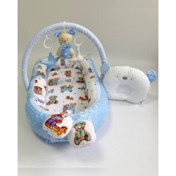 Babynest Plush MyKids 0193 Teddy Blue