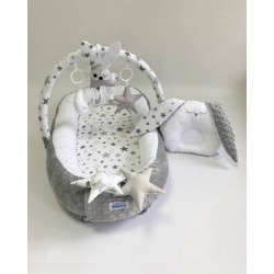 Babynest Plush MyKids 0173 Stars Gray