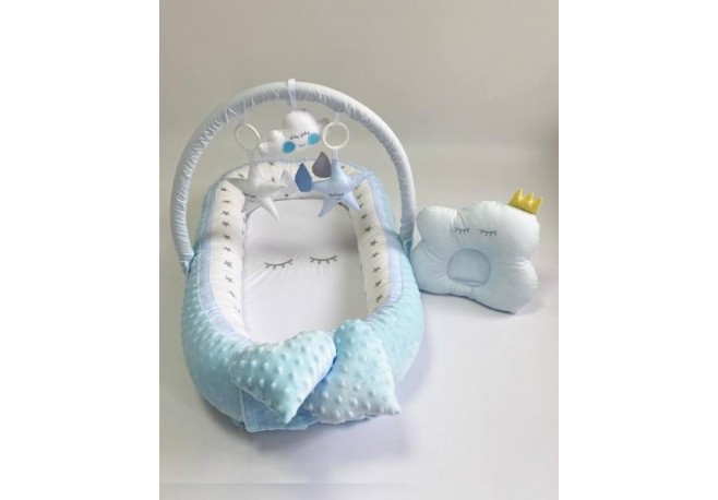 Babynest Plush MyKids 0169 Cloud Blue