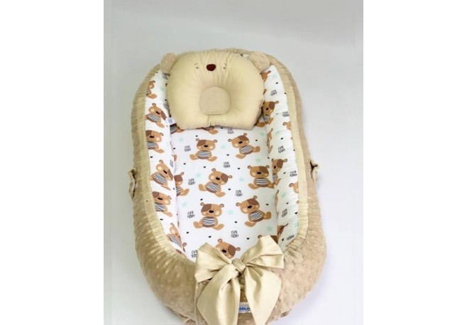 Babynest Plush MyKids 0142 Teddy Brown