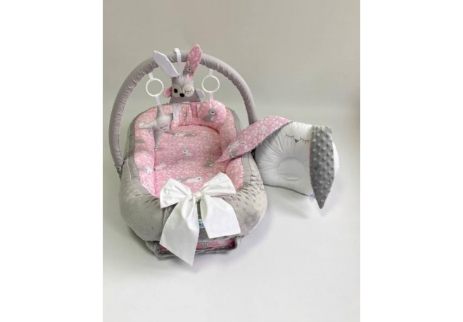 Babynest Plush MyKids 0117 Bunny Gray