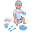 Papusa Simba New Born Baby Baby Doll 43 cm cu accesorii albastru