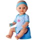 Papusa Simba New Born Baby Baby Doll 43 cm cu accesorii albastru