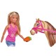 Papusa Simba Steffi Love Lovely Horse 29 cm cu cal si accesorii