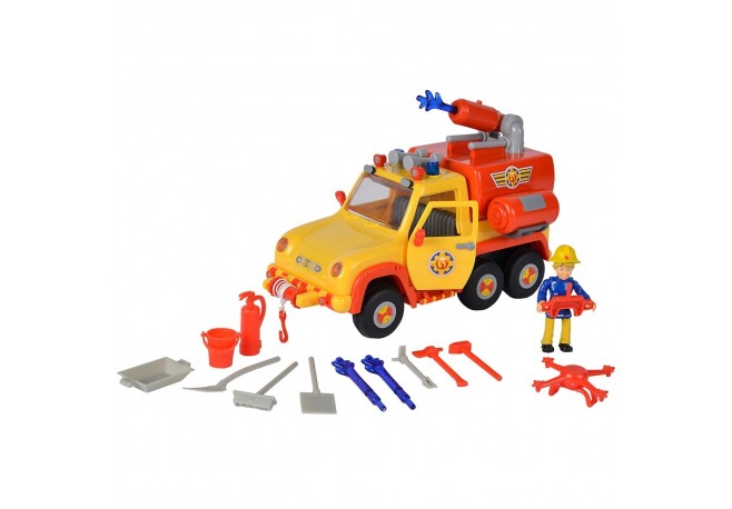 Masina de pompieri Simba Fireman Sam Venus 2.0 cu figurina