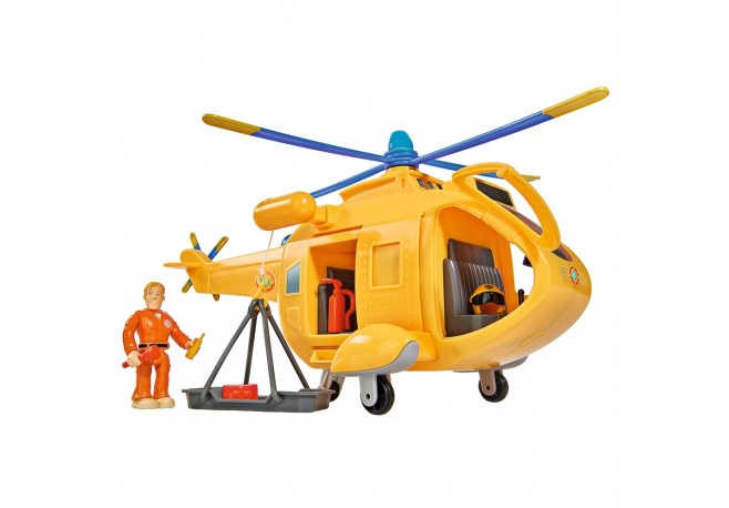Elicopter Simba Fireman Sam Wallaby II cu figurina si accesorii