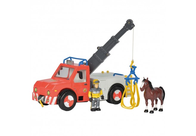 Masina de pompieri Simba Fireman Sam Phoenix cu figurina si cal