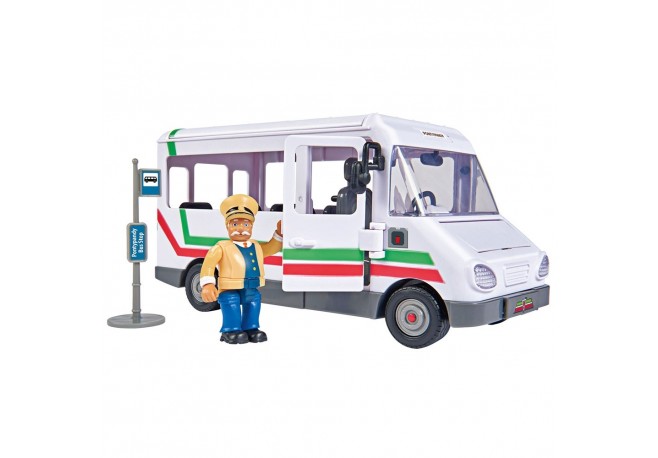 Autobuz Simba Fireman Sam Trevors Bus cu figurina si accesorii