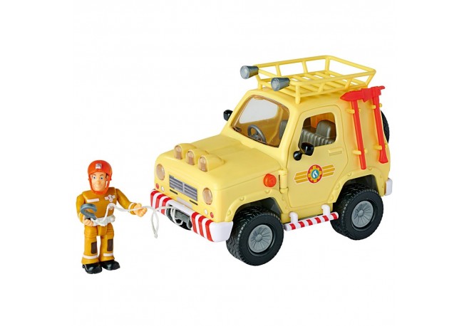 Masina Simba Fireman Sam Mountain 4x4 cu figurina