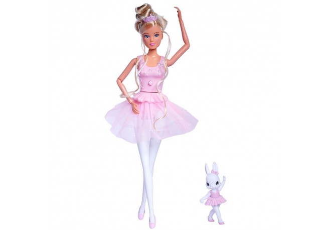 Papusa Simba Steffi Love Dancing Ballerinas 29 cm cu figurina