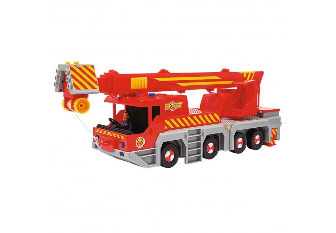Camion cu macara Simba Fireman Sam Rescue Crane 2 in 1