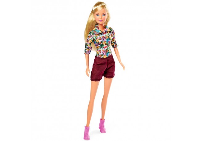 Papusa Simba Steffi Love Dino Surprise 29 cm cu 2 figurine