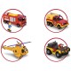 Pista de masini Dickie Toys Fireman Sam Rescue Team Sam Fire cu 3 masinute 1 elicopter si o figurina