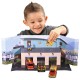 Pista de masini Dickie Toys Fireman Sam Rescue Team Sam Fire cu 3 masinute 1 elicopter si o figurina